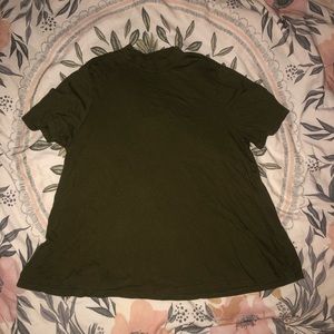 T.La anthropologie green tee shirt